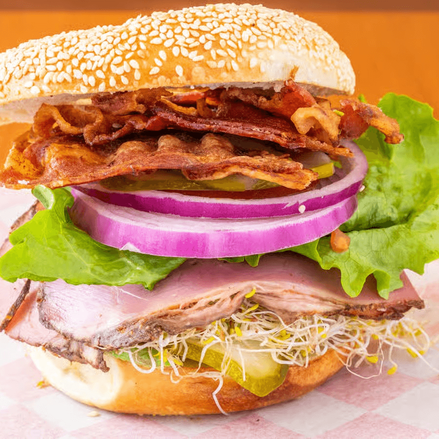 32. Pastrami Club Sandwich