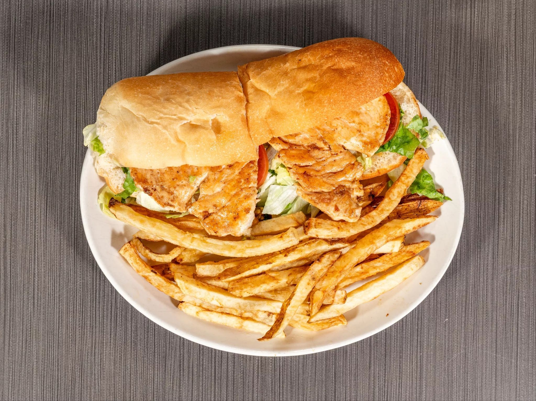 Grilled Chicken Po' Boy