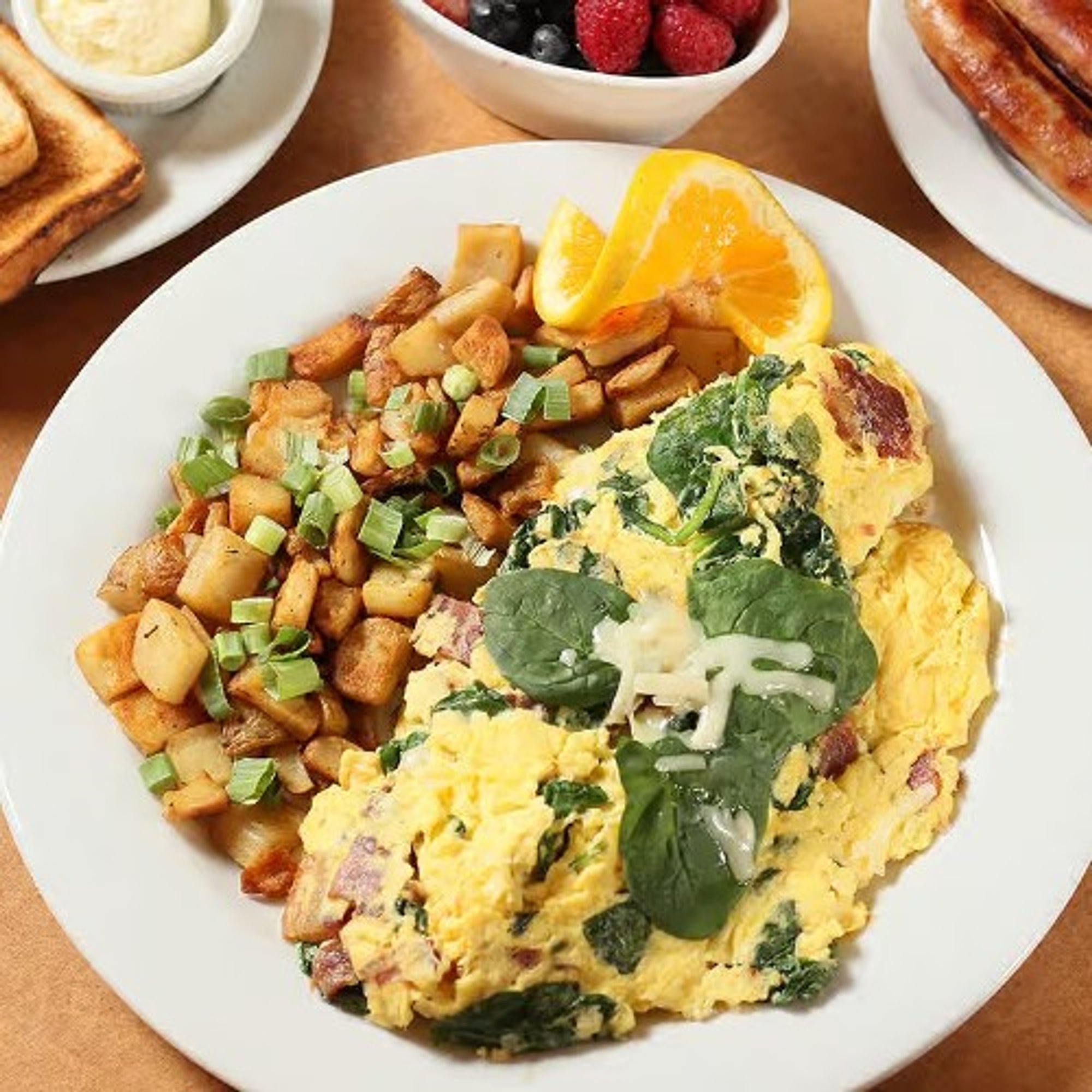 Gruyere Florentine Omelet