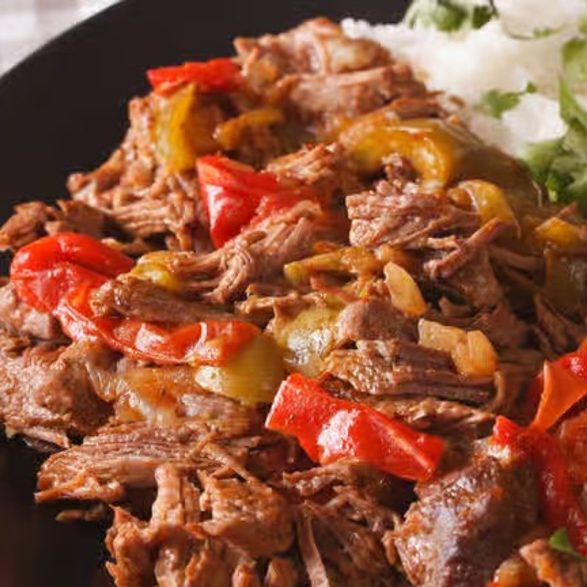 Beef ropa vieja