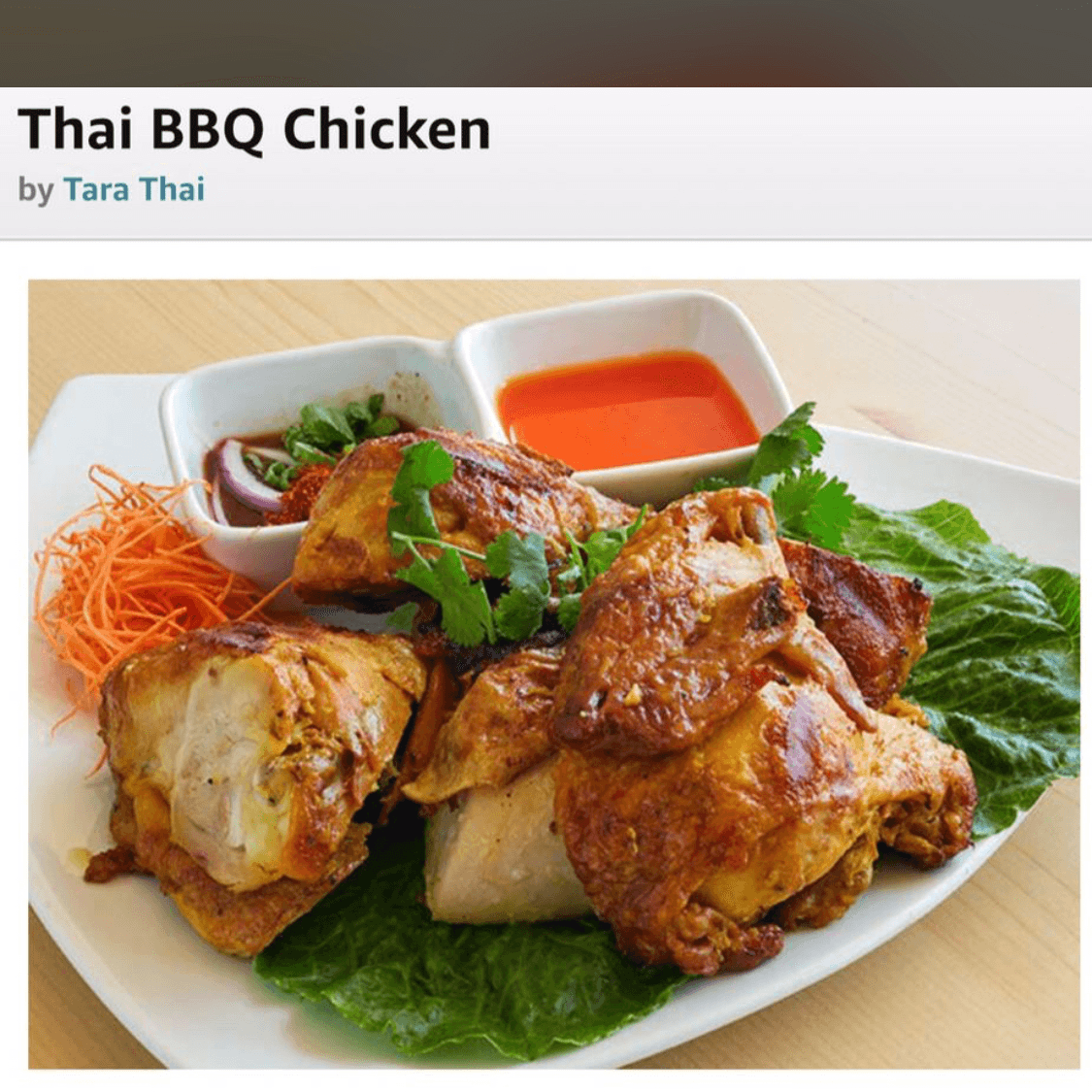 Thai BBQ Chicken