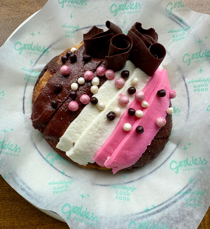 Neapolitan Frosted Cookie