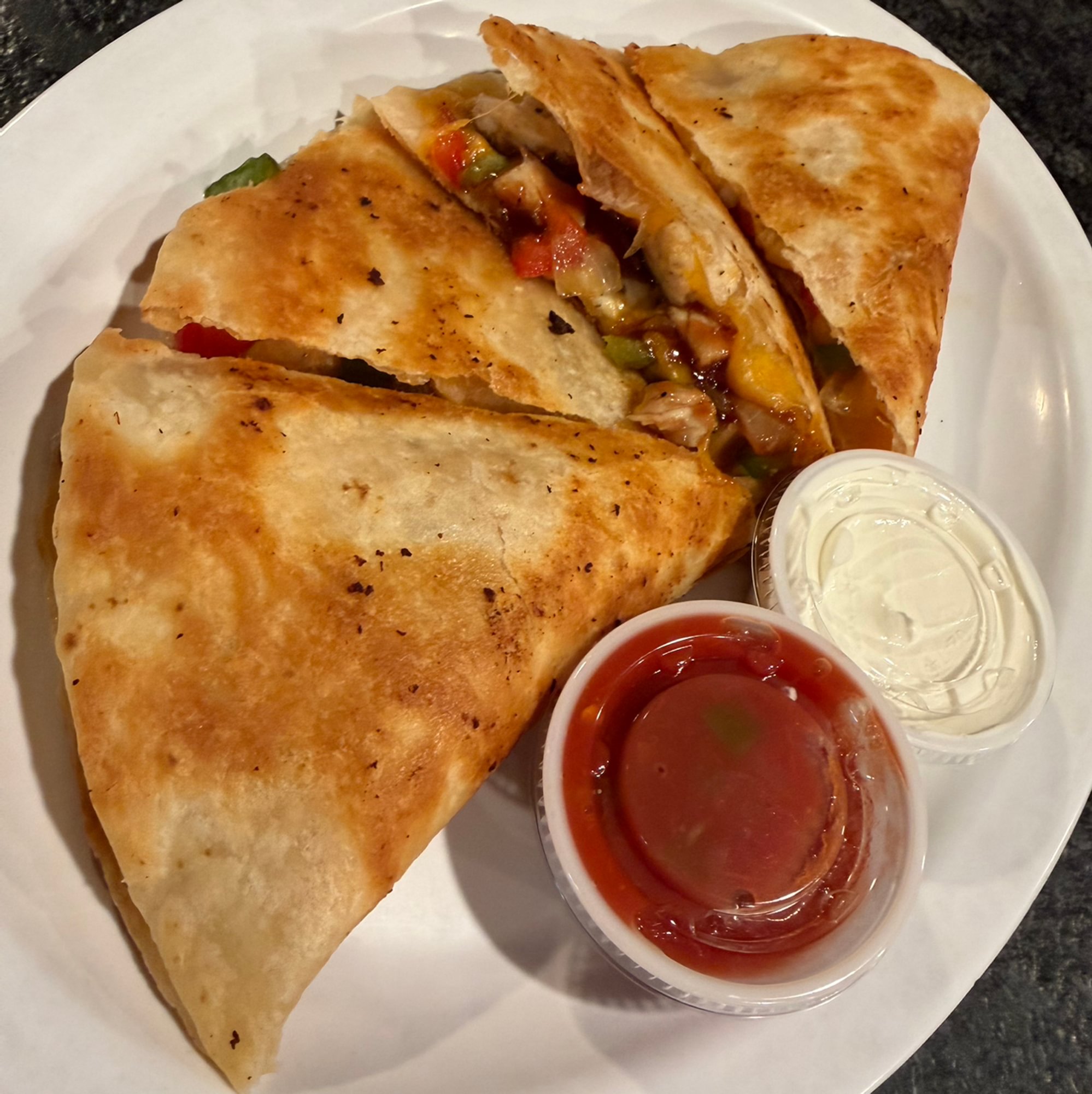 BBQ Chicken Quesadilla