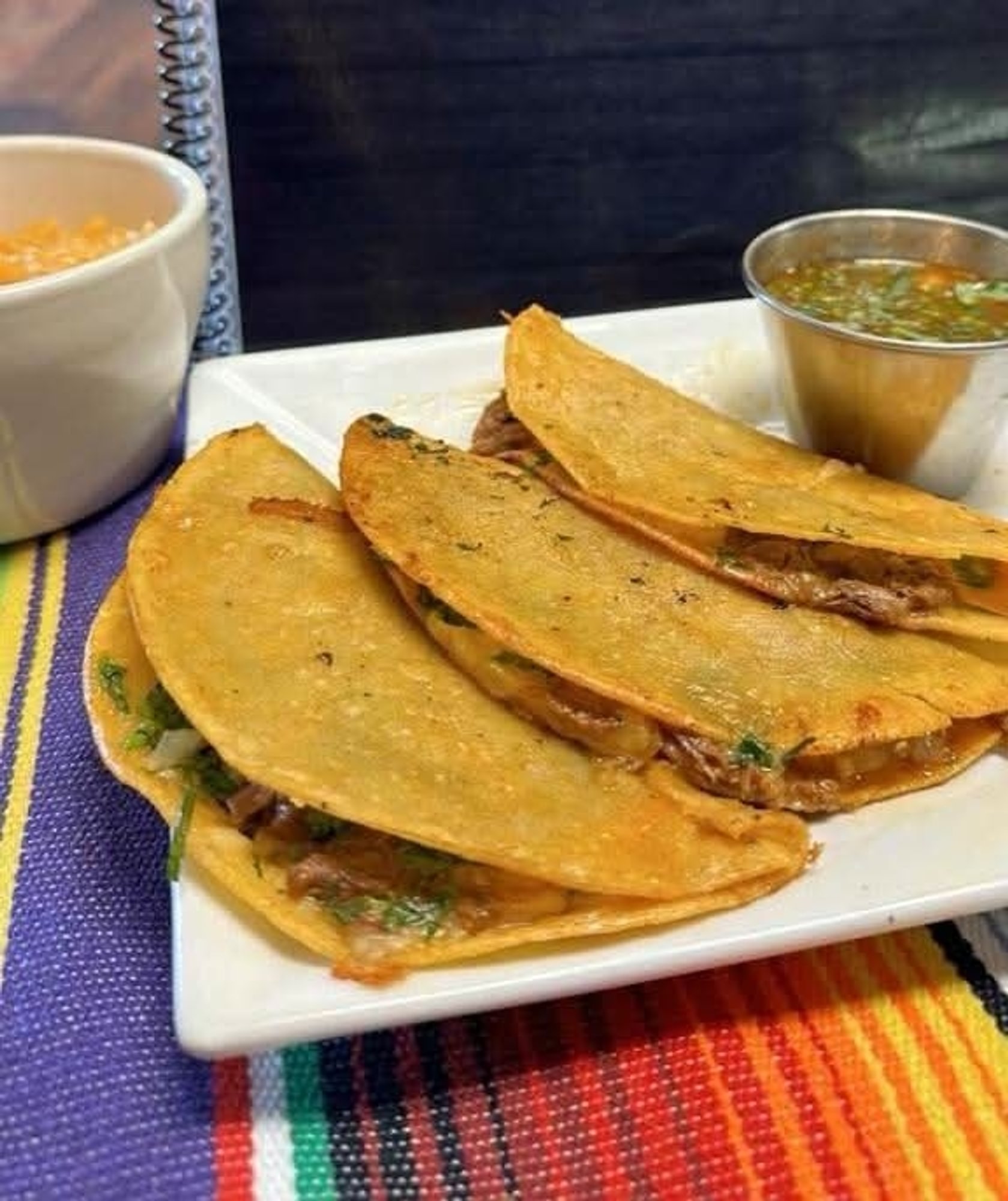 Lunch Quesabirria Tacos
