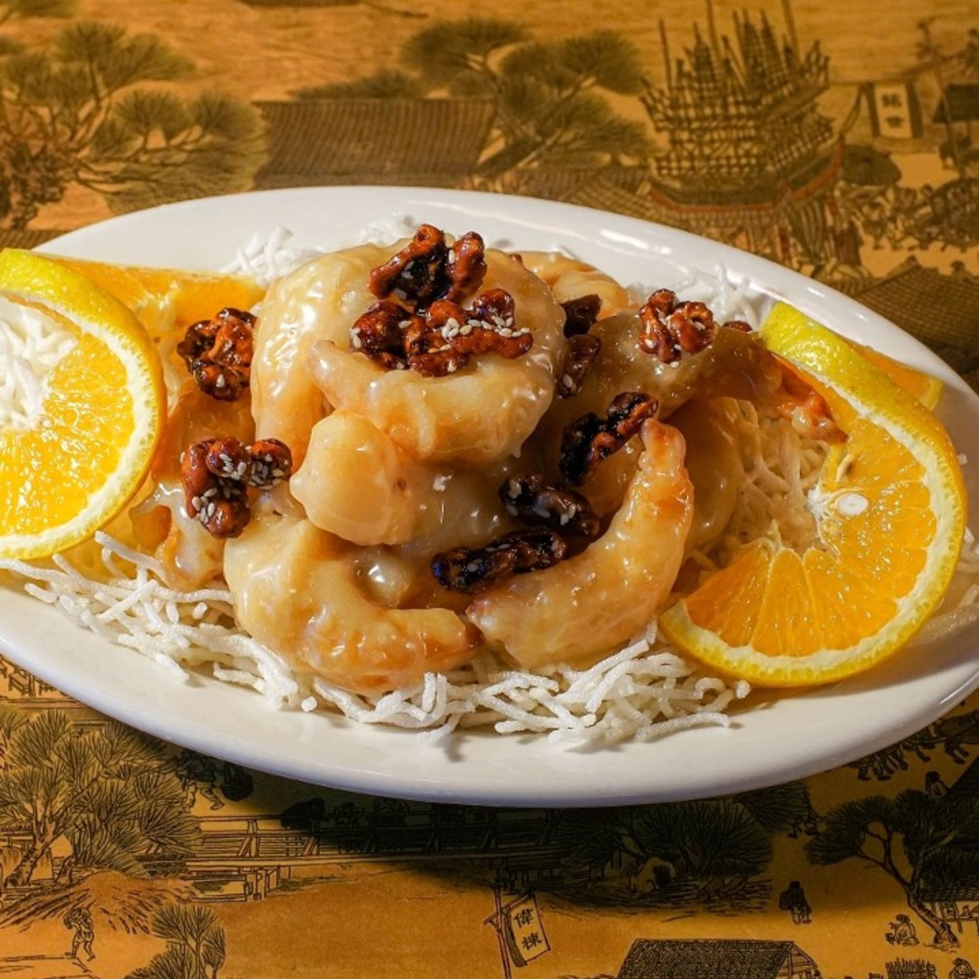 L- Honey Glazed Walnut Shrimp
