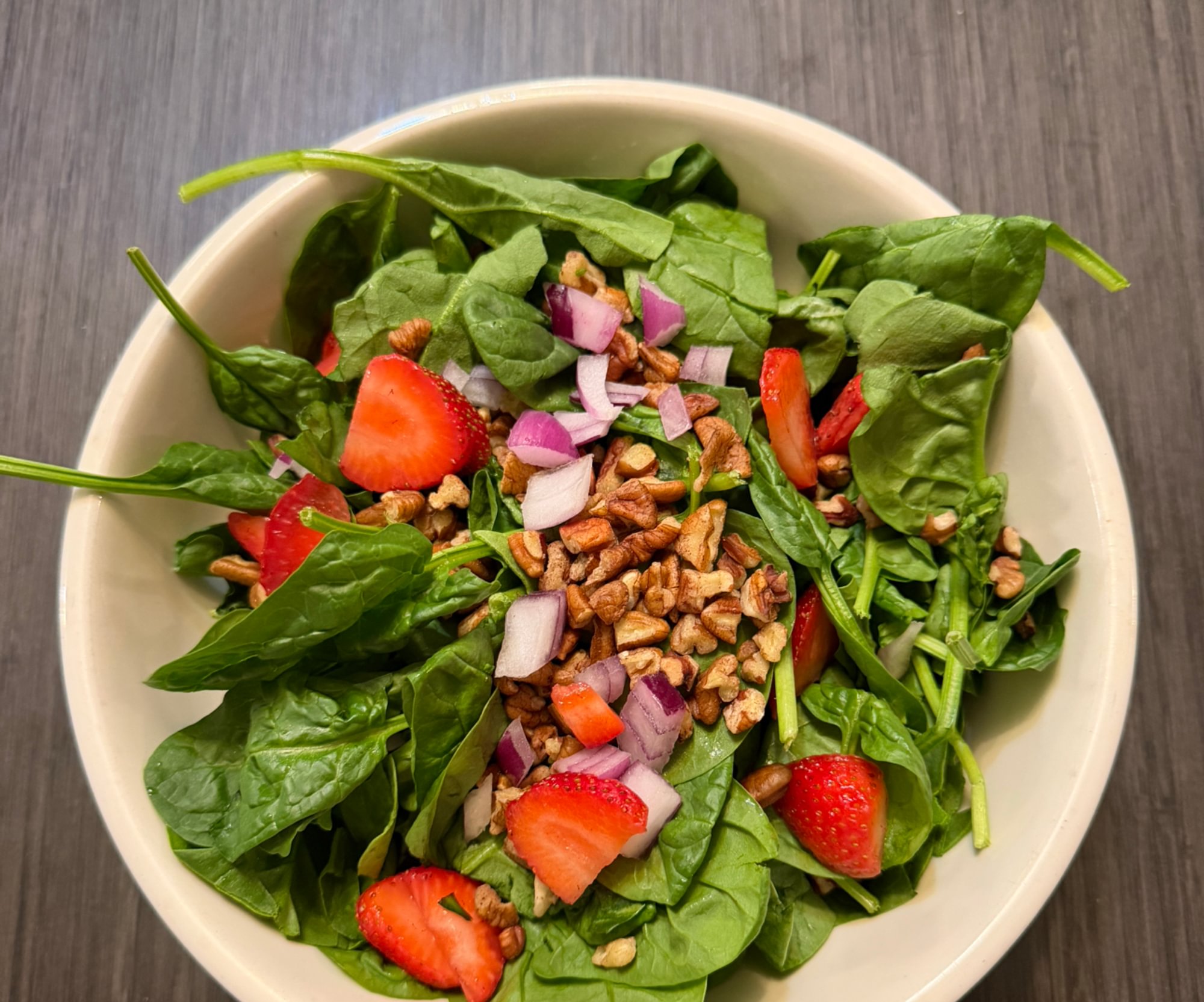 Strawberry & Spinach Salad