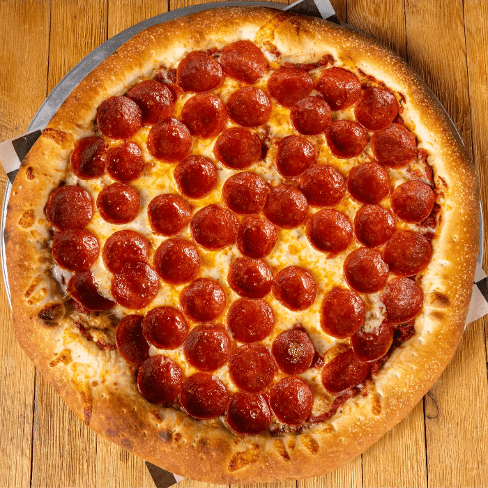 DOUBLE PEPPERONI-DOUBLE CHEESE PIZZA