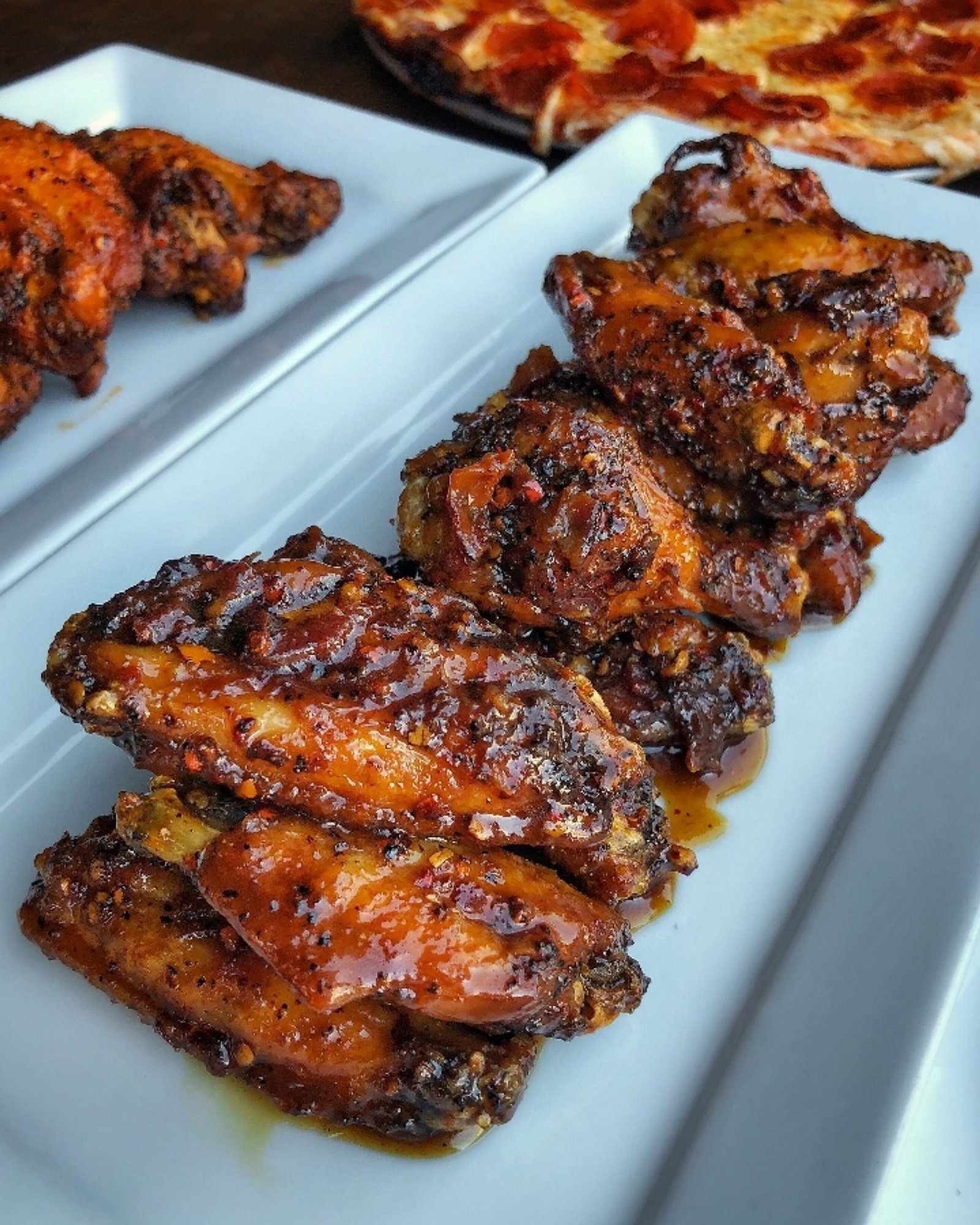 Bourbon wings