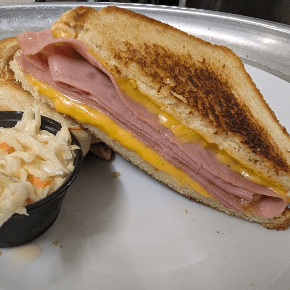 Grilled Swiss with Ham Sandwich