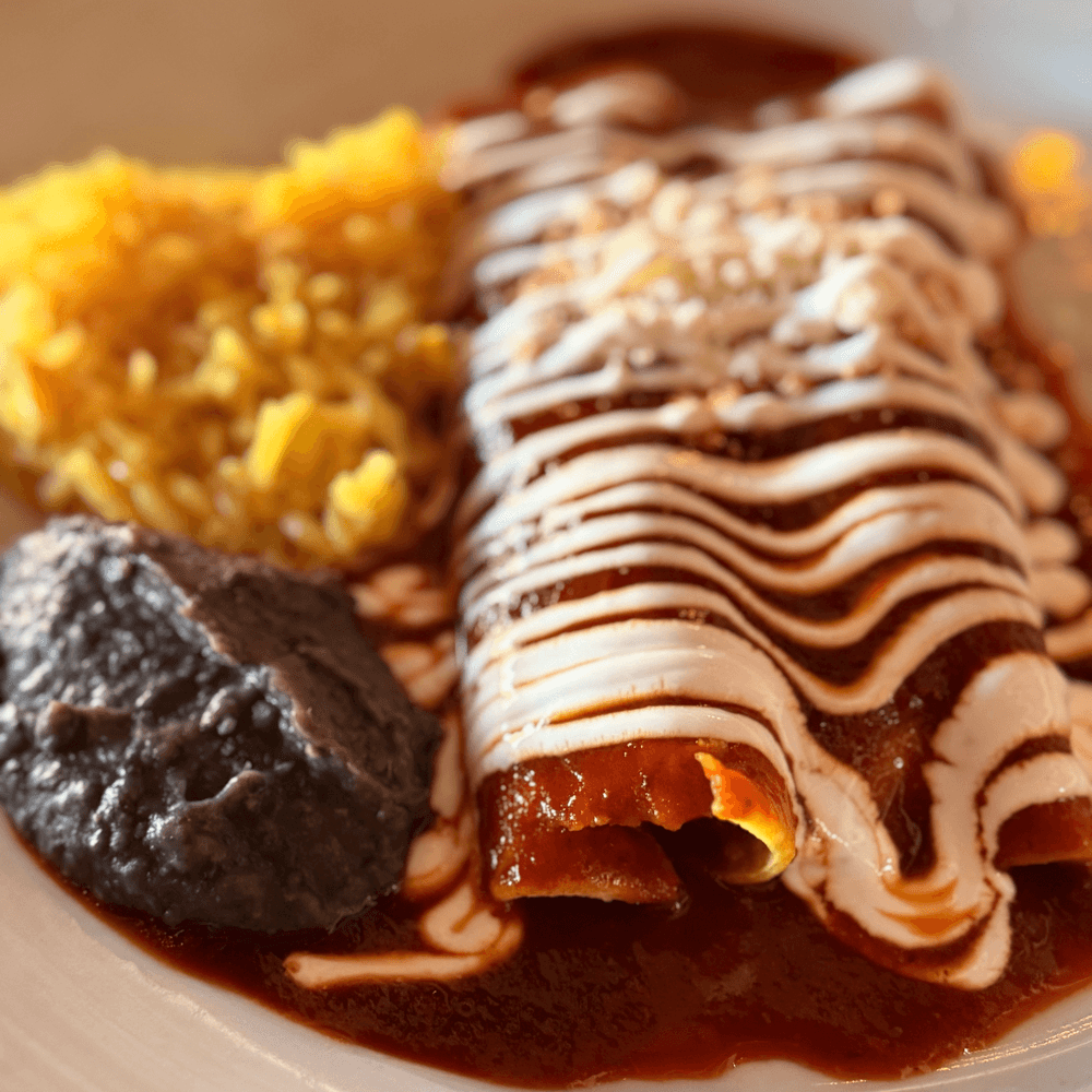 2 Brisket Enchiladas Lunch
