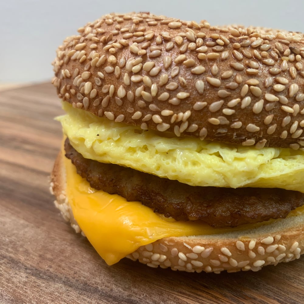 Bagel Meat, Egg, & Cheese.