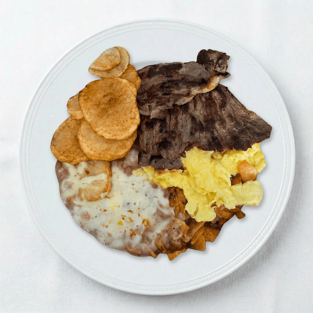 Chilaquiles Y Carne Asada