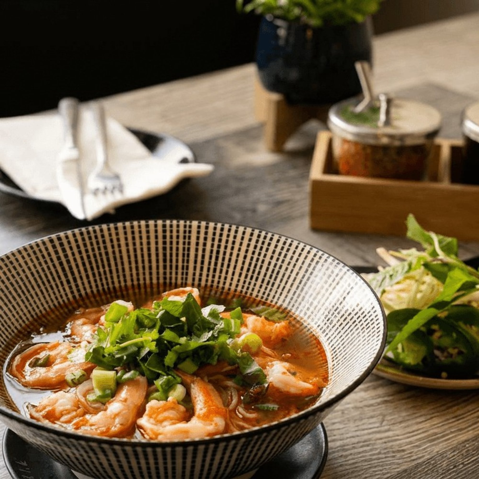 Spicy Prawn Noodle Soup