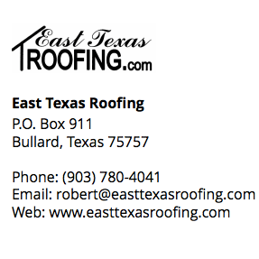 East Texas Roofing Logo