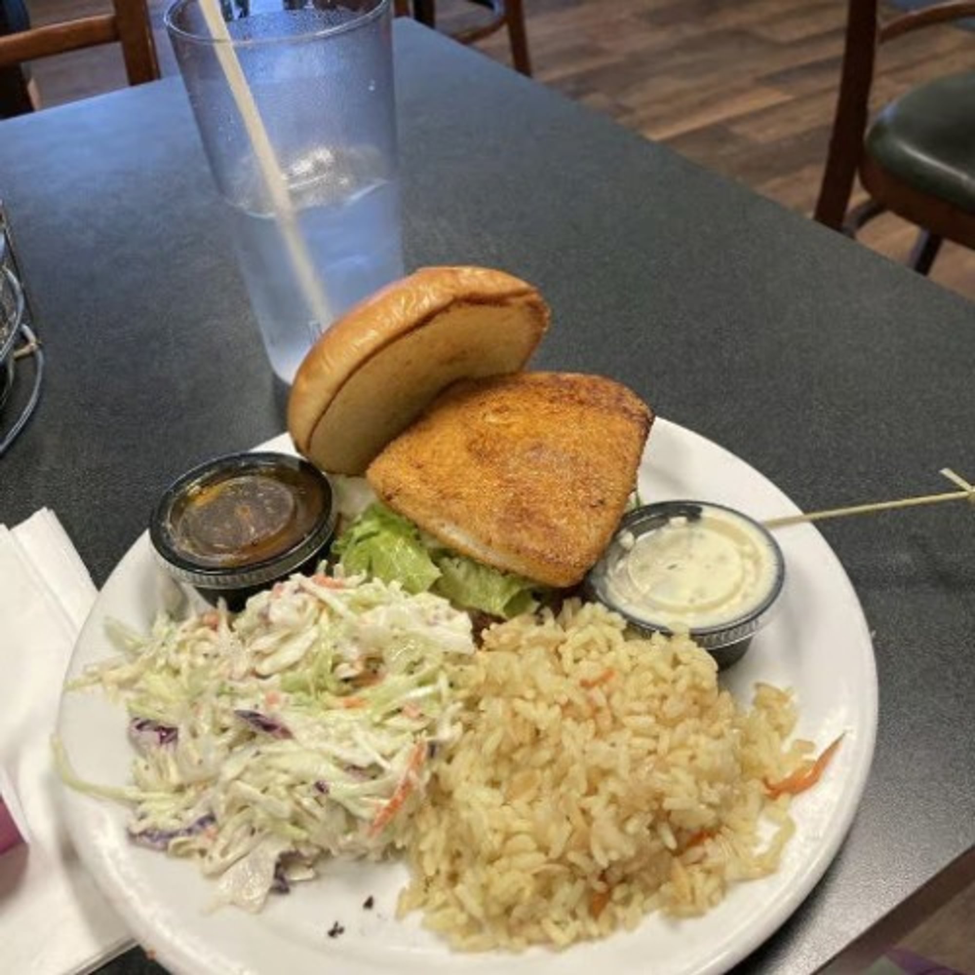 Calamari Steak Sandwich