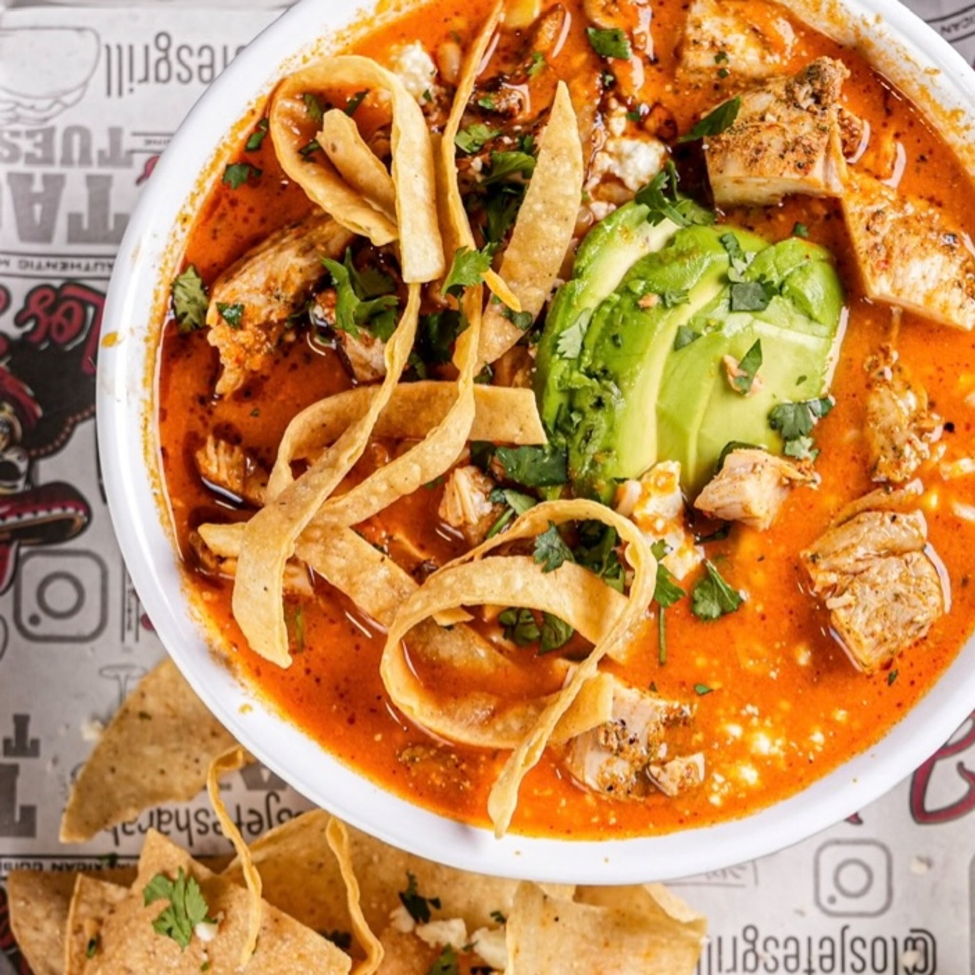 Ramen tortilla soup