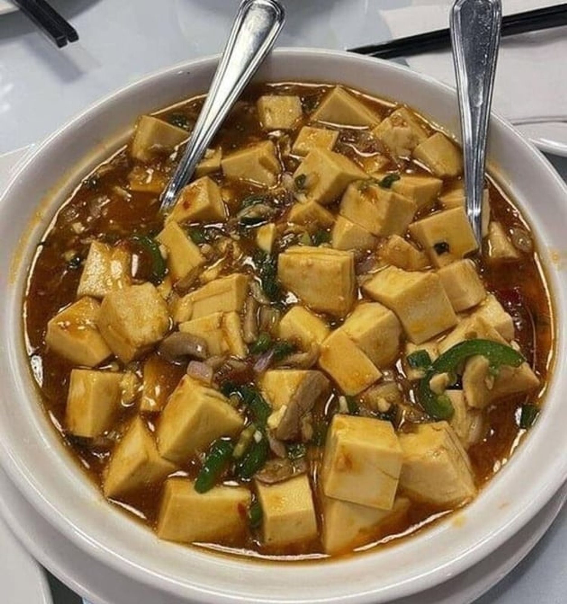 Mapo Tofu with Minced Pork / 麻婆豆腐