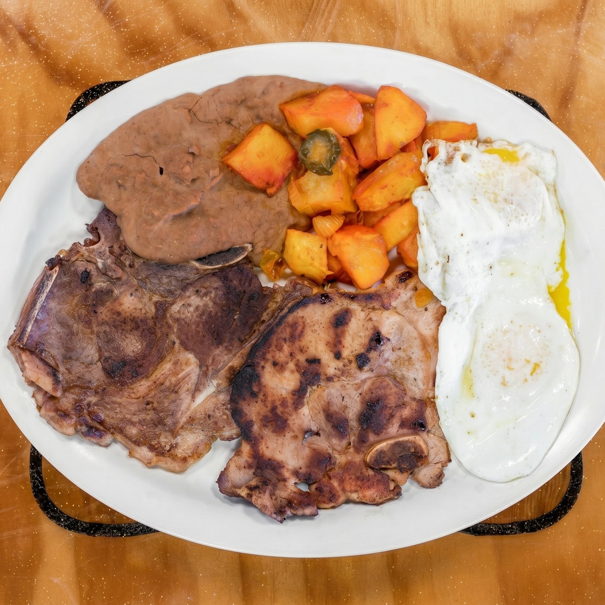 Pork Chops Ranchero Plate