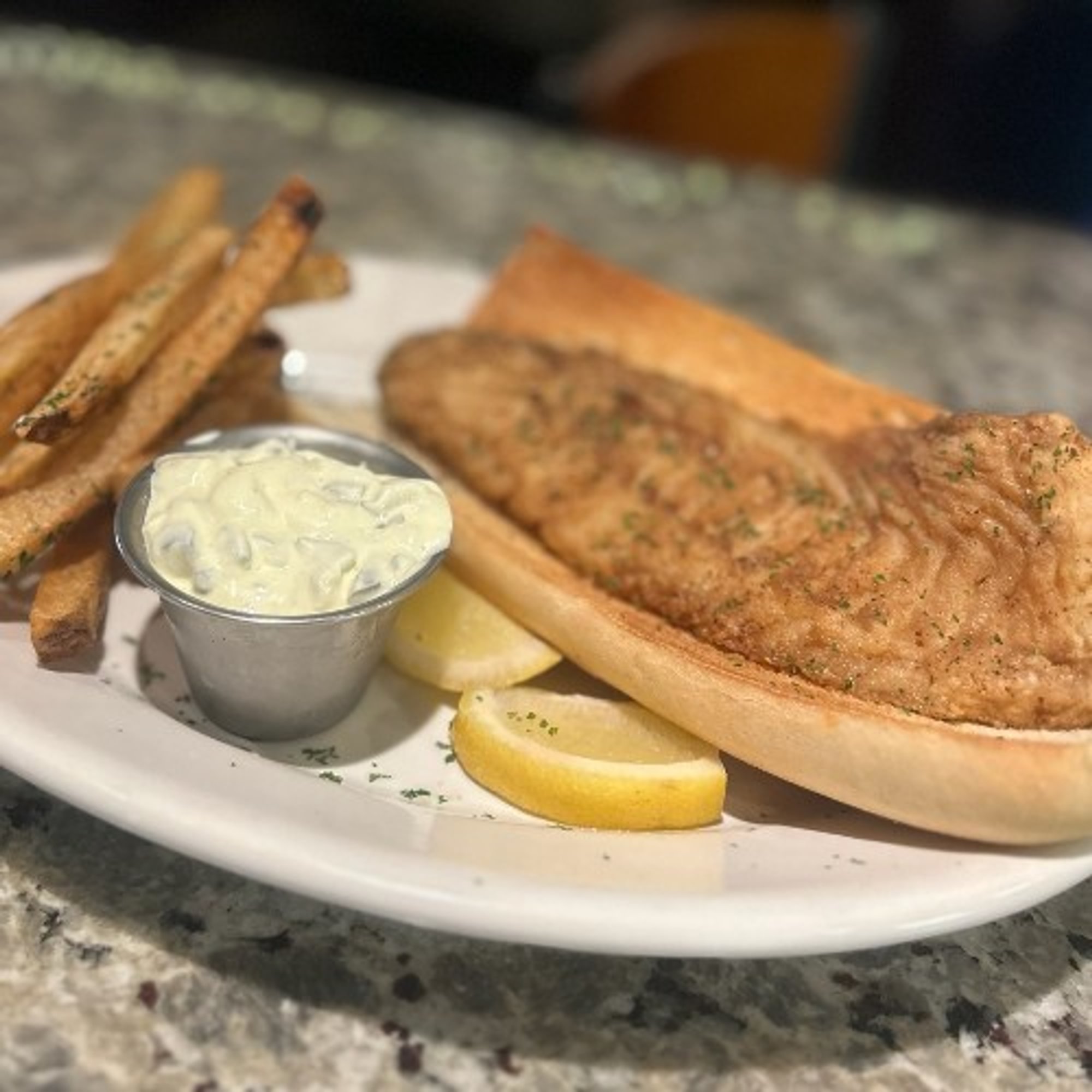 Canadian White Fish Sandwich