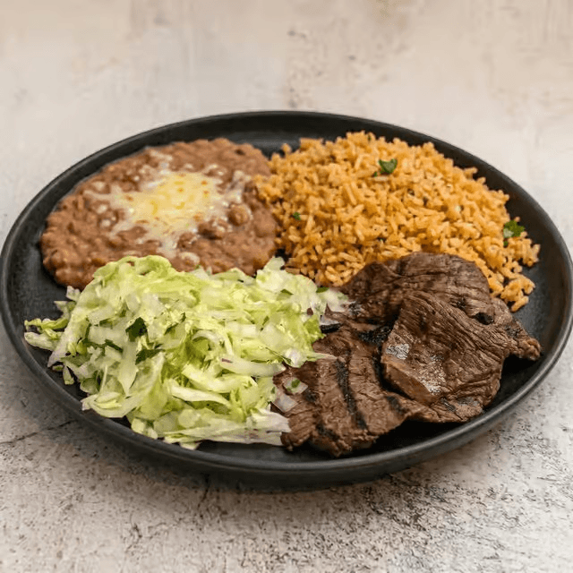 Carne Asada Con Papa's