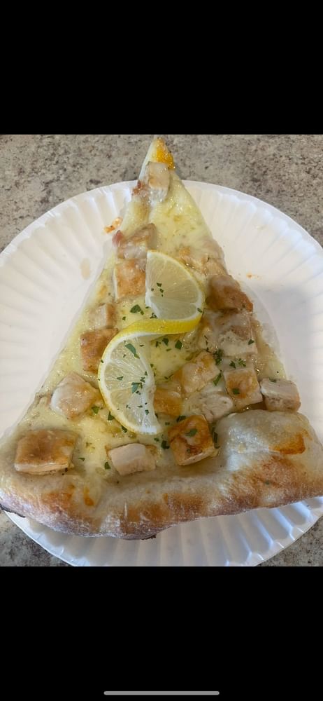 Chicken Francese Pizza Slice