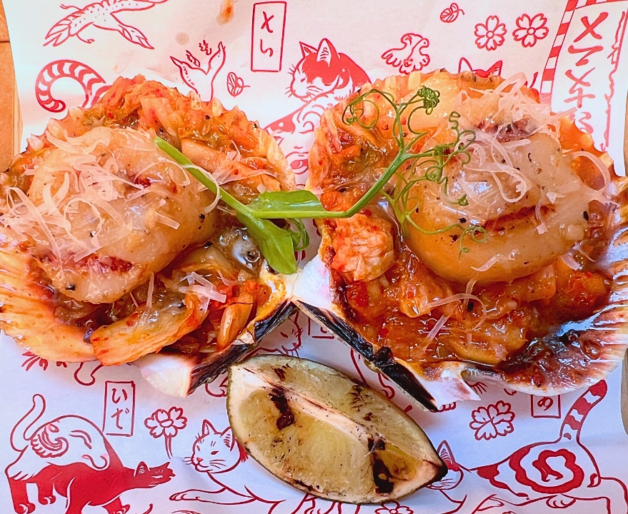 Scallop Robata-Grilled