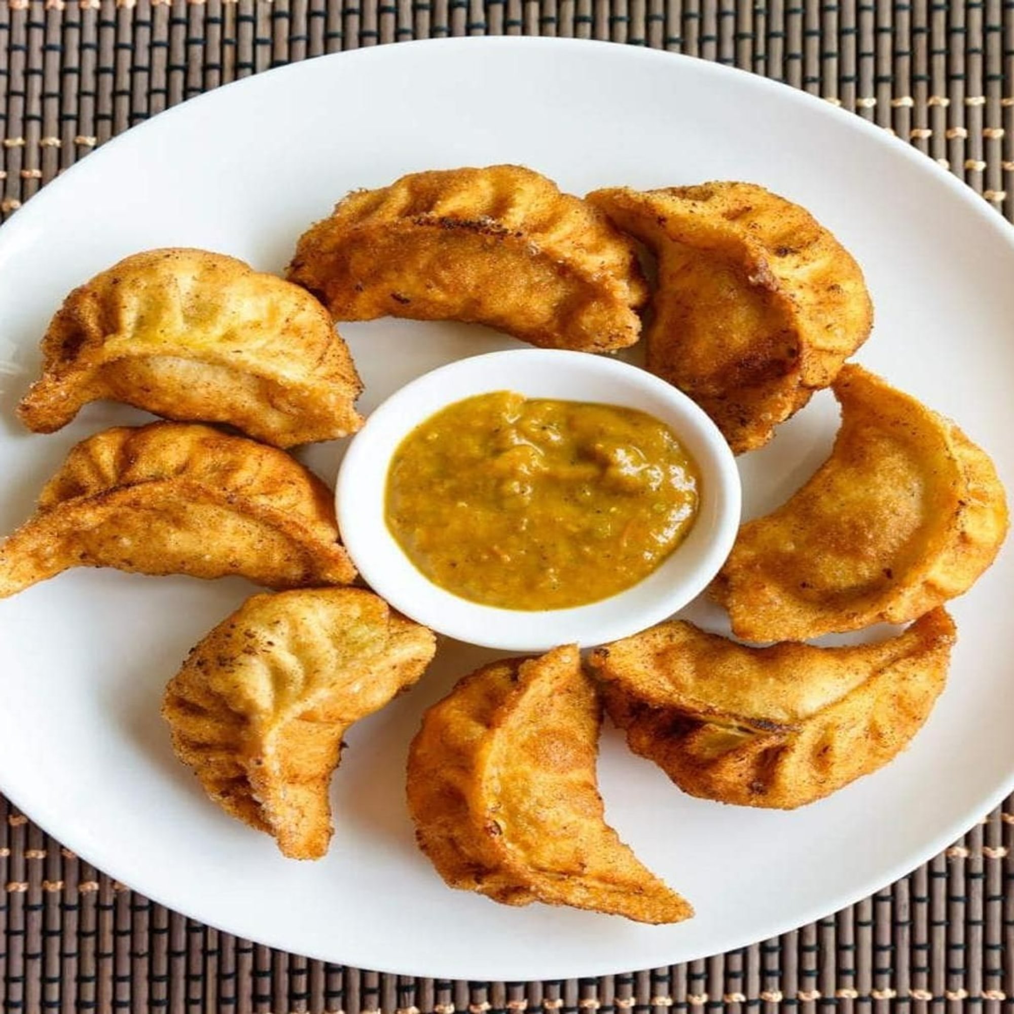 Fried Veg Momo (V, DF, NF)