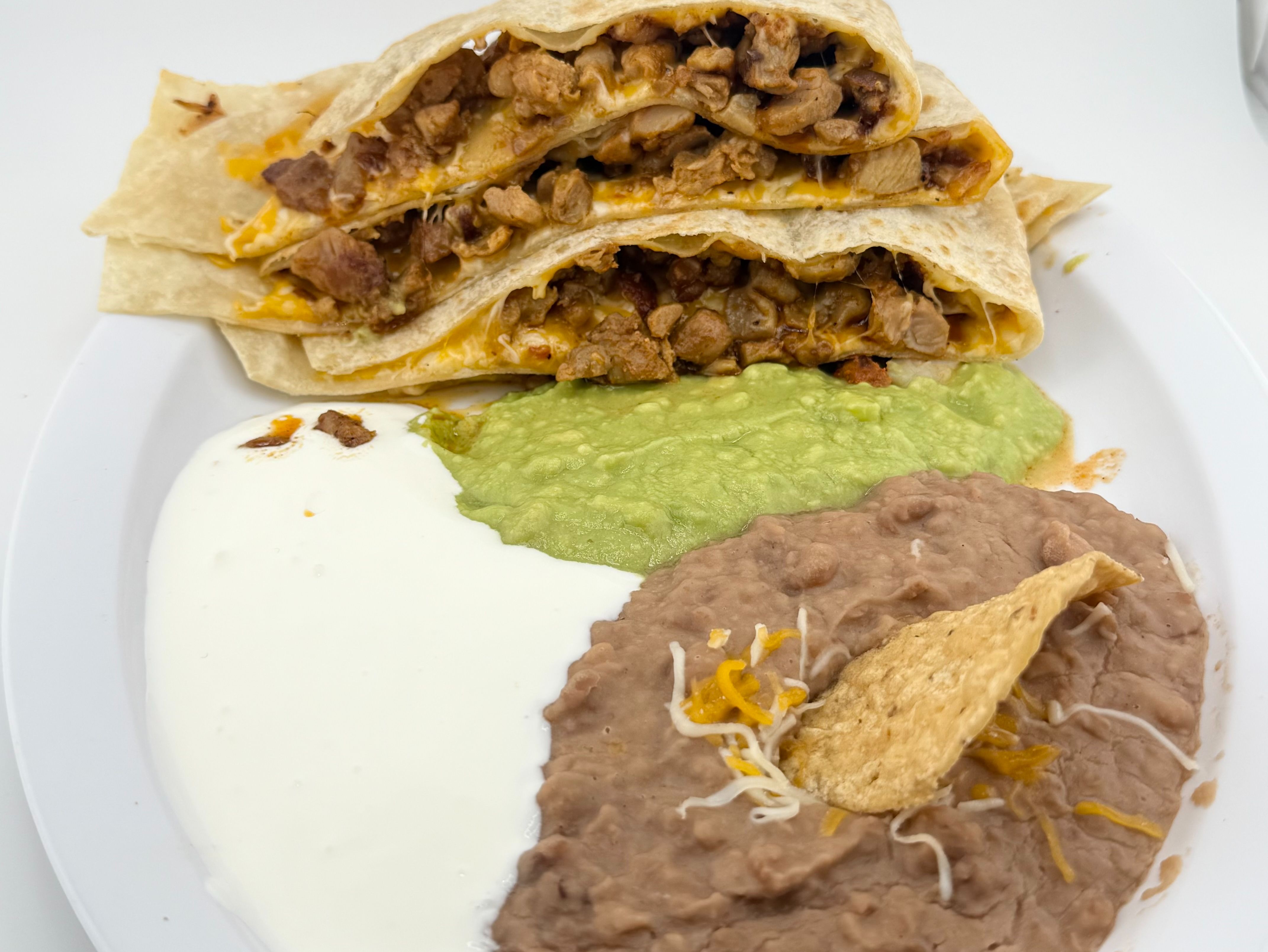 Pollo Asada Super Quesadilla