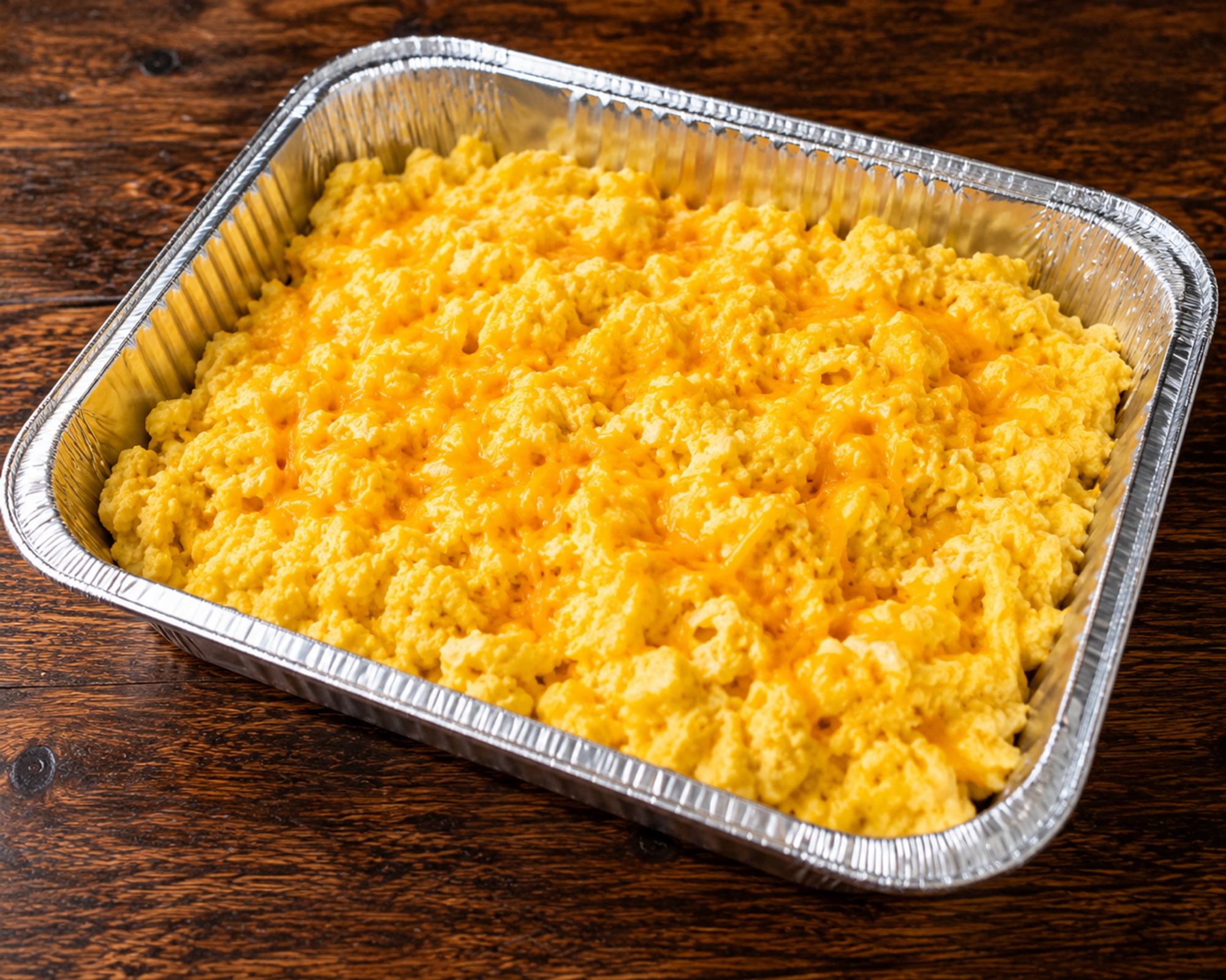 Cheesy Eggs (serves 10)
