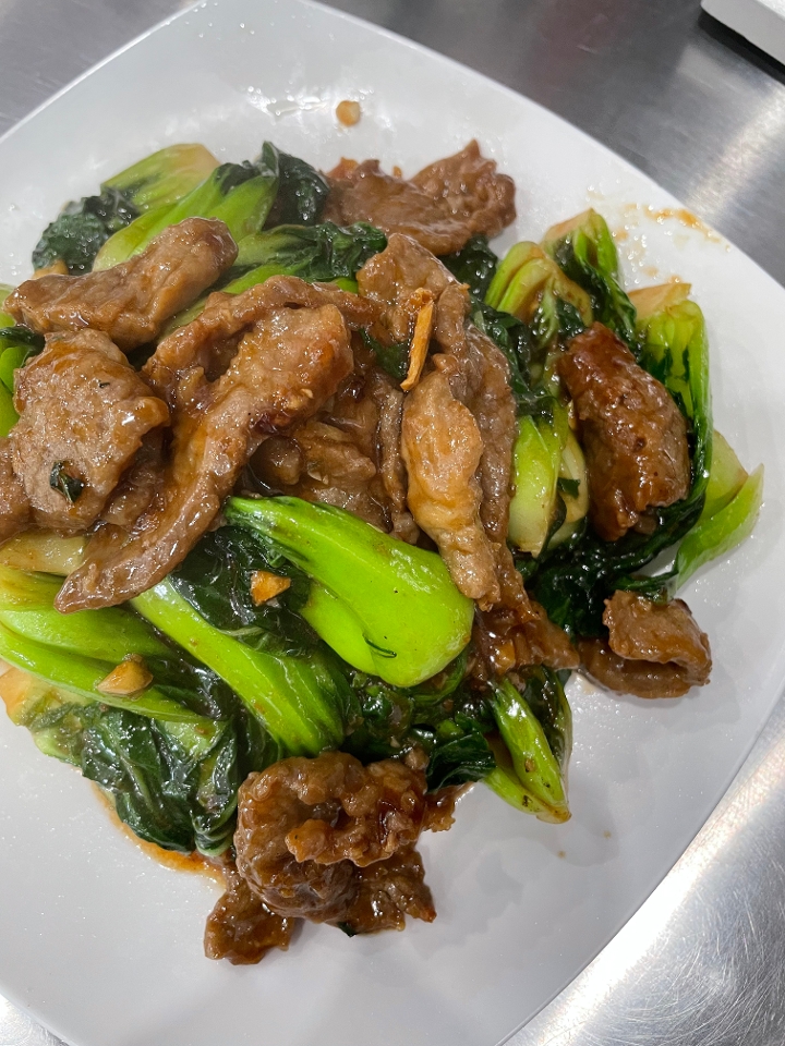 (LG) Beef with Satay Sauce (大) 沙爹牛肉