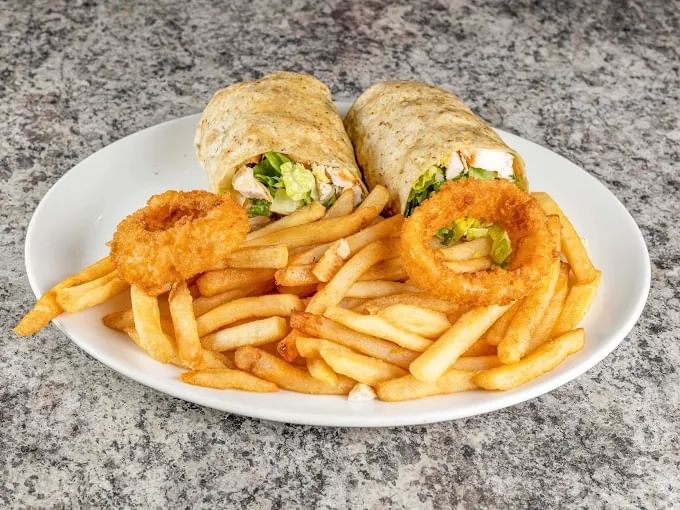 Chicken Caesar Salad Wrap
