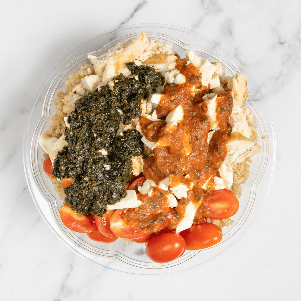 Chicken Pesto Parmesan Bowl