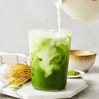 Green Matcha Milk Tea