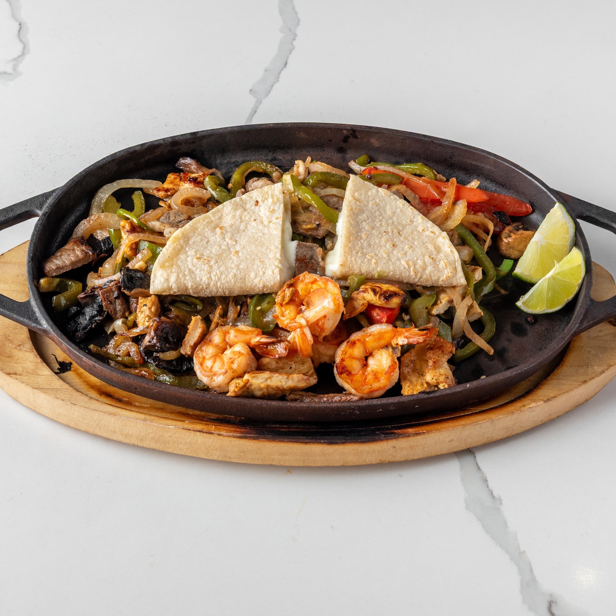 Fajitas Cielo, Mar Y Tierra