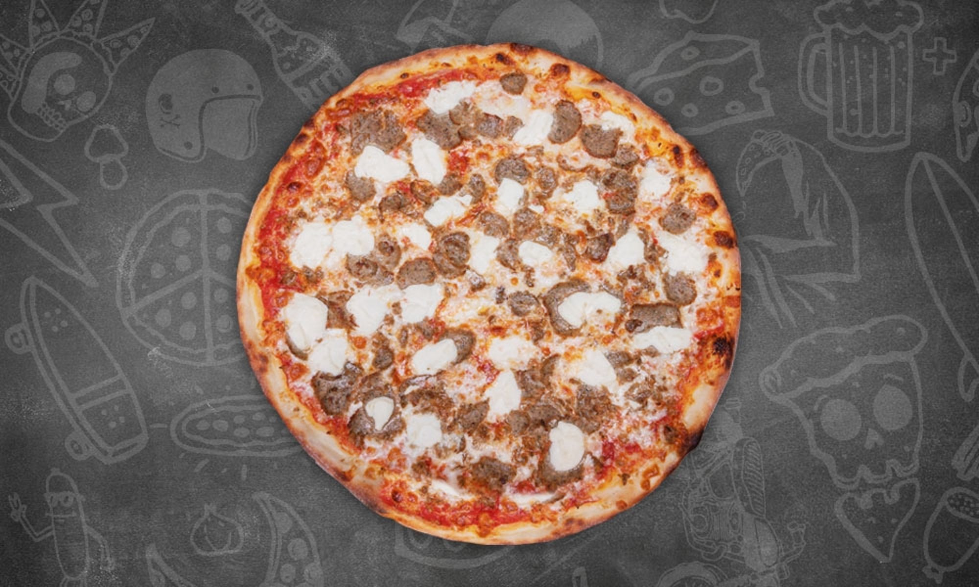 'Kick Butt' Meatball Whole Pie