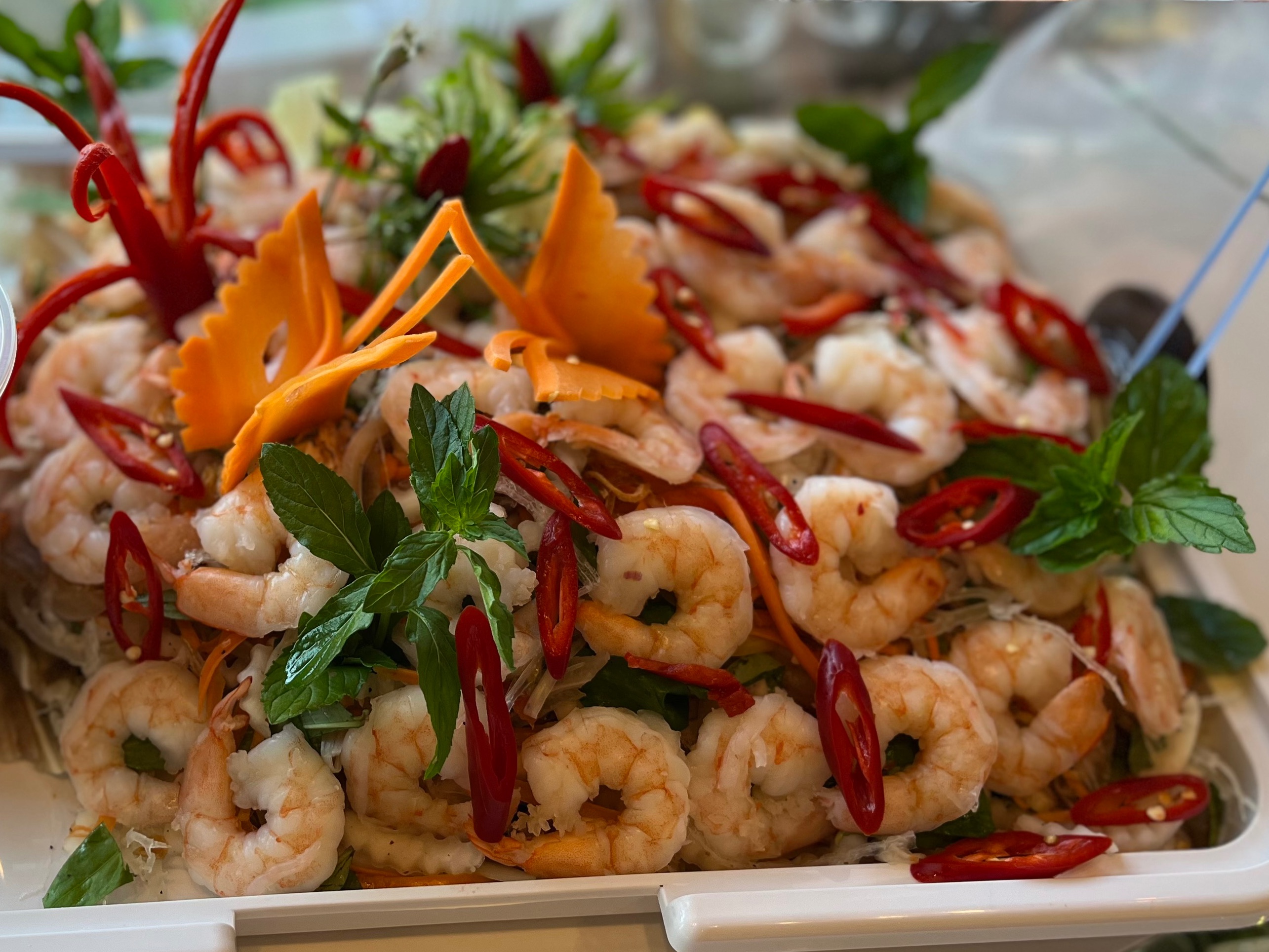 S8. GOI NGO SEN TOM THIT - Vietnamese Lotus Stem Salad with Shrimp and Pork