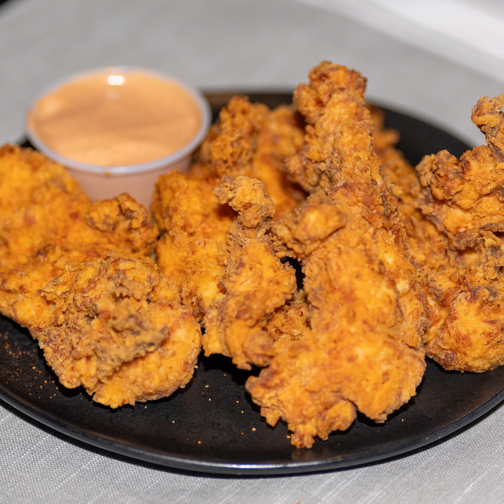 Four Tenders with Ridiculous Sauce