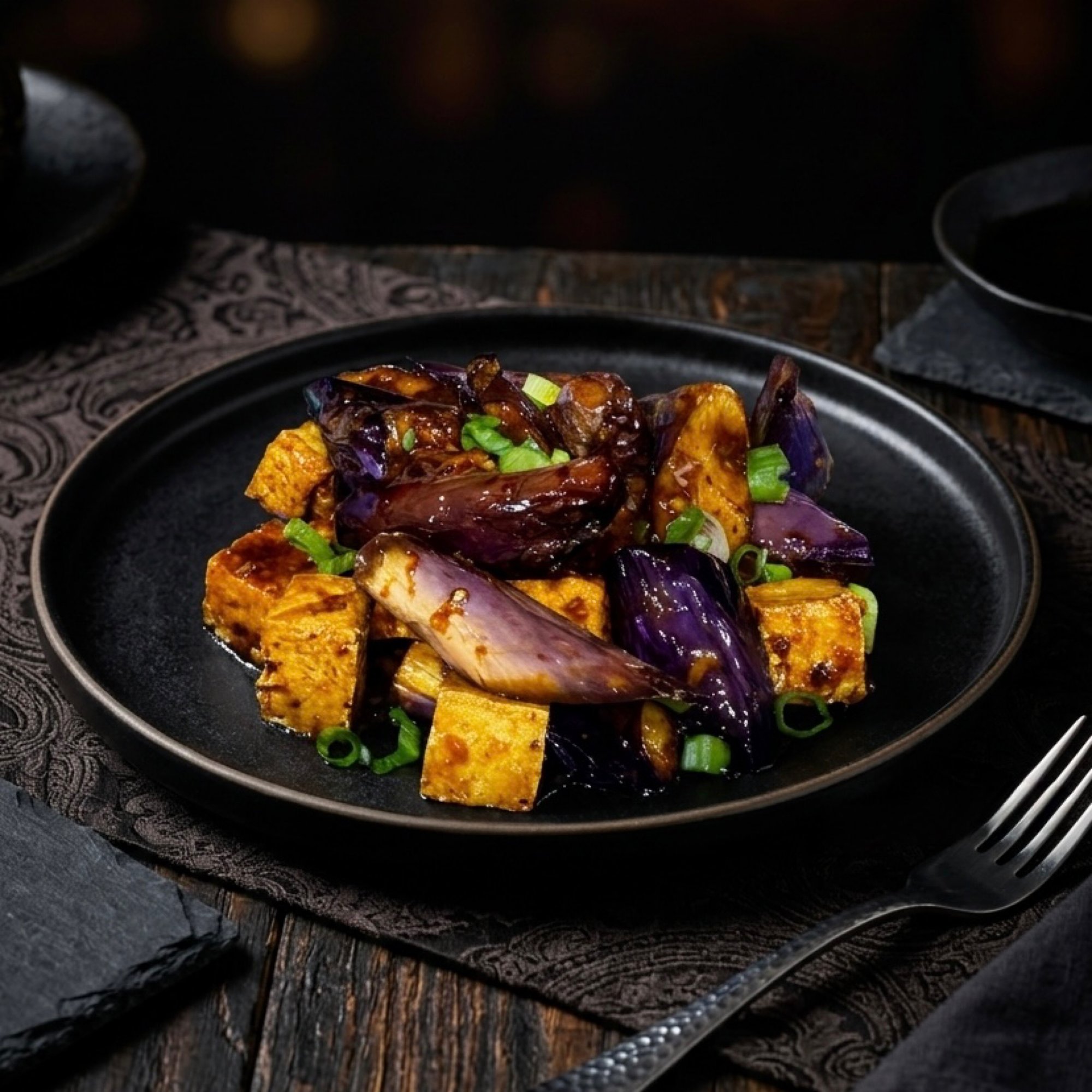 Eggplant Tofu (Spicy)