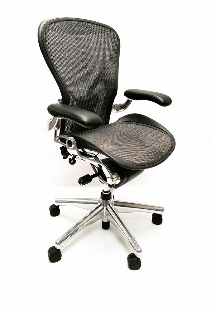 Herman Miller Aeron Chair (Chrome Carcass, Posture Fit