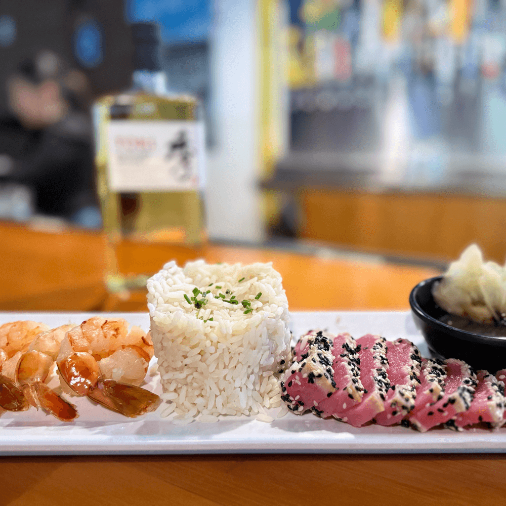 Ahi and Shrimp Combo