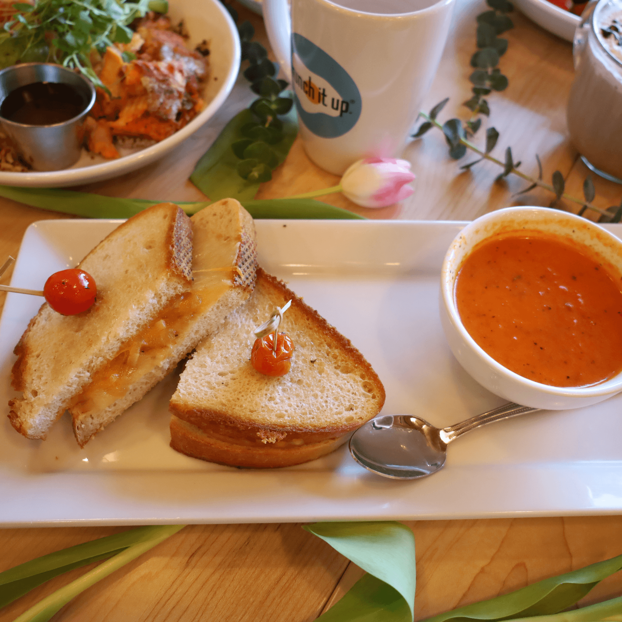 Grilled Cheese & Tomato Bisque