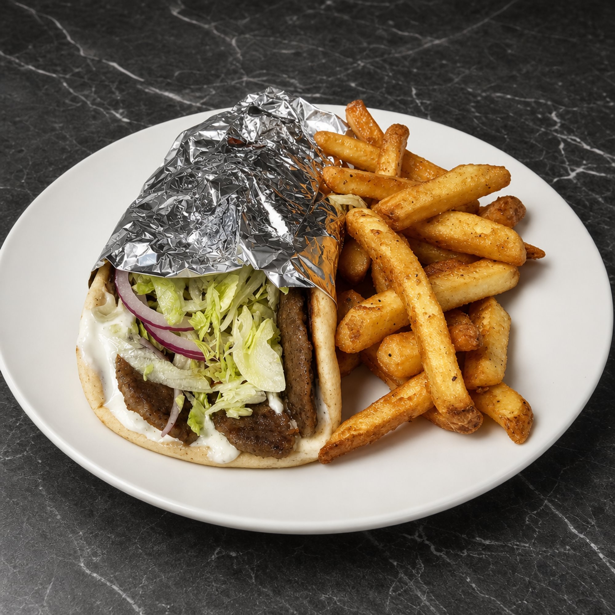 Gyro & Fries