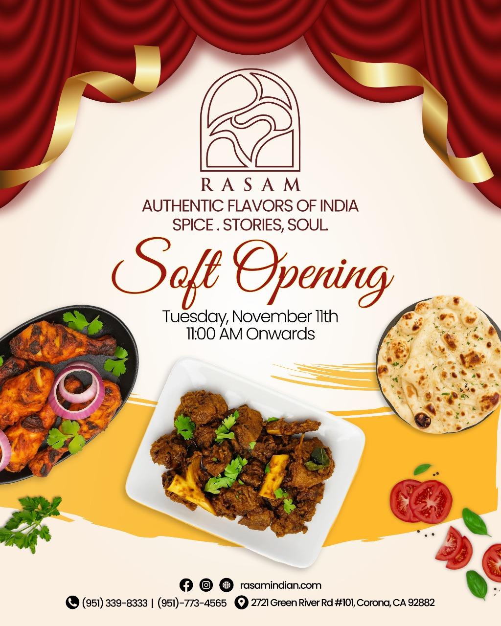 RASAM - Authentic Flavors of India Image