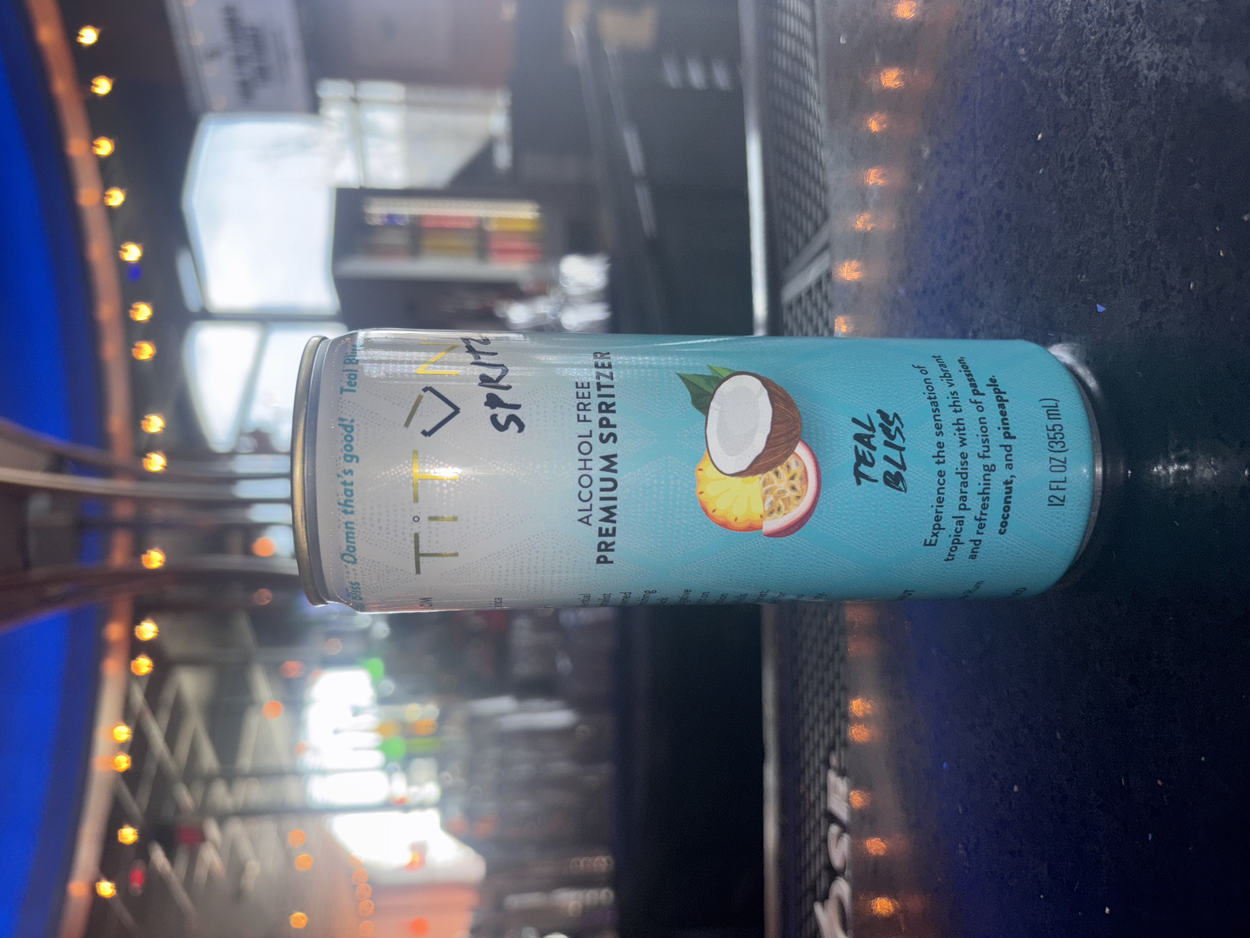 Teal Bliss Organic Spritzer