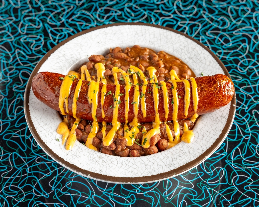 Andouille sausage plate