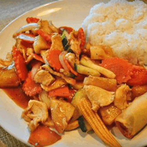 Lunch Stir Fried Sweet & Sour