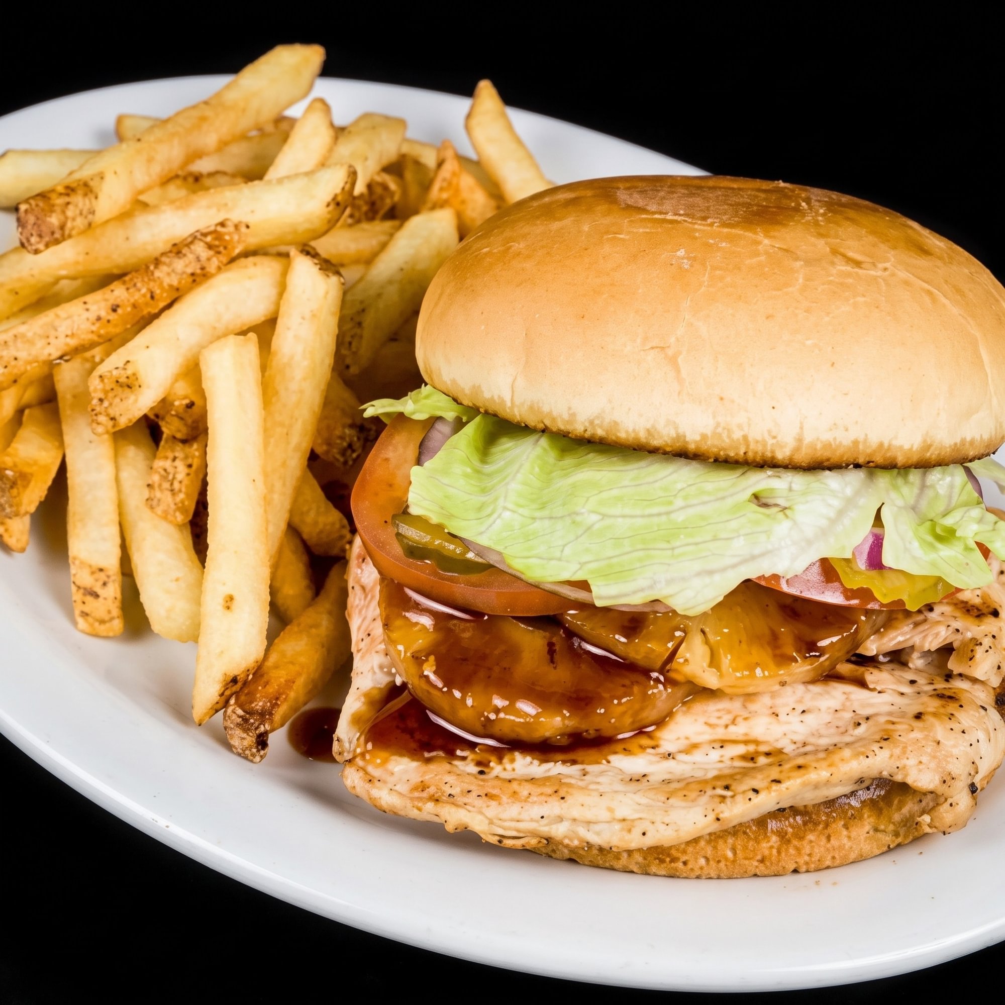 22 The Chicken Teriyaki Barn Burger