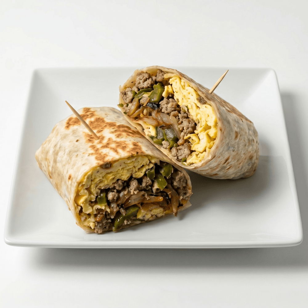 Bacon Avocado Burrito Breakfast