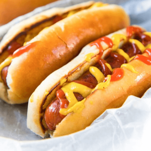 10 Inch Long Grilled Hot Dog