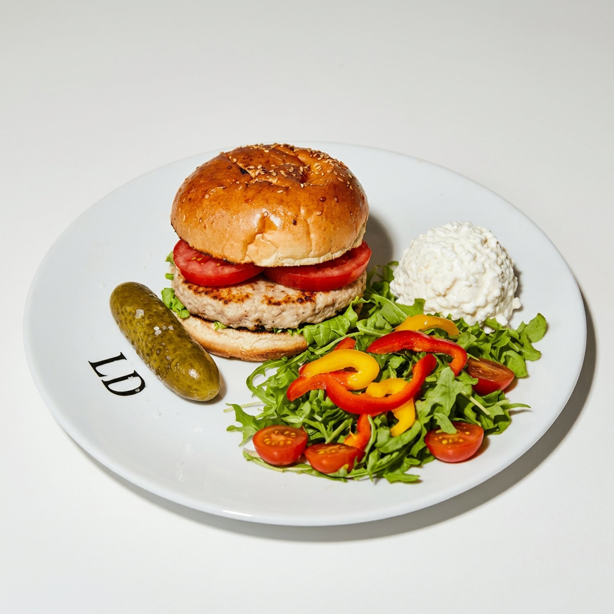 Diet Turkey Burger Platter
